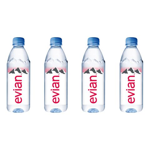 Evian Natural Mineral Water Bundle 4 x 500ml