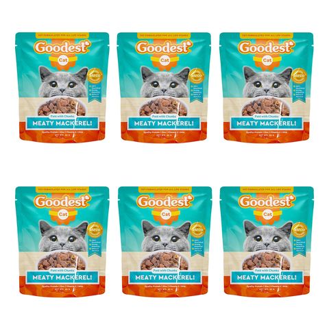 Goodest Cat Meaty Mackerel Packet 6 x 85g