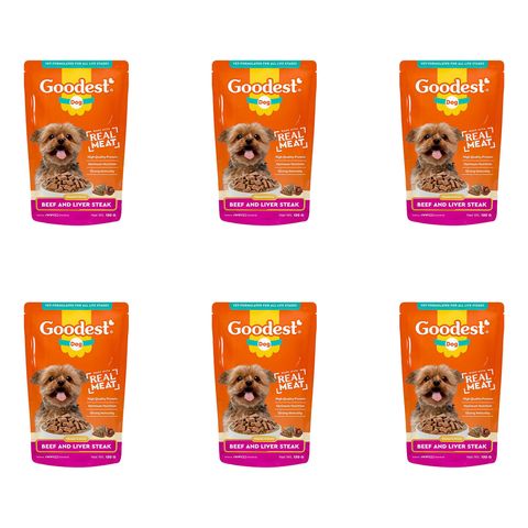 Goodest Dog Beef and Liver Steak 6 Pieces