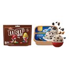 M&M's Milk Funsize 175.5g + Selecta Cookies & Cream Ice Cream 1.3L