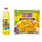 Purefoods Chicken Nuggets with BBQ and Jolly Heart Mate Canola Oil 1L