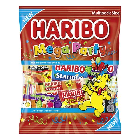 Haribo Mega Party Gummy Multipack 250g delivery near you in Singapore ...