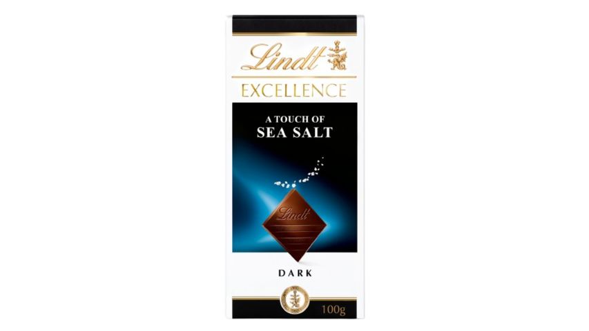 Lindt Excellence Sea Salt Dark Chocolate 100g