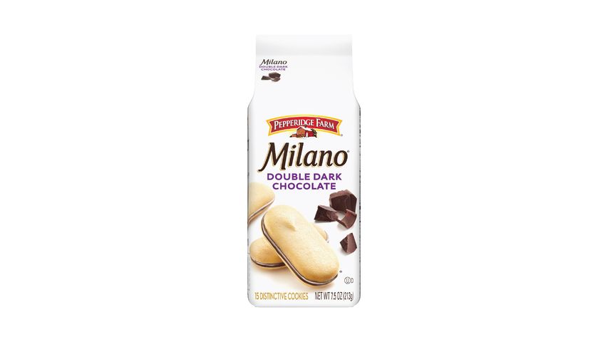 Pepperidge Farm Milano Double Dark Chocolate Distinctive Cookies 213g