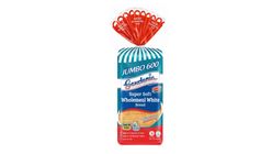 Gardenia Super Soft Wholemeal White Bread Jumbo 600g