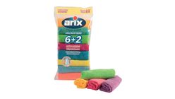 Arix Multipupose Microfiber Cloth 6+2s
