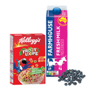 Froot Loops Cereal, Blueberry & Fresh Milk Breakfast Bundle