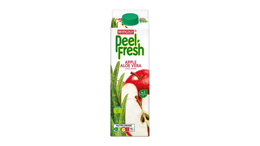 MARIGOLD Peel Fresh Juice Drink 946ml Apple Aloe Vera delivery - Main Image