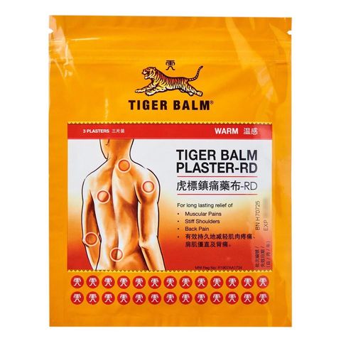 Tiger Balm Plaster-RD Warm Small (7cm x 10cm) 3 Pieces delivery near
