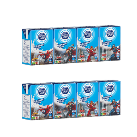 DutchLady Marvel Full Cream UHT Milk 8pcs x 125ml