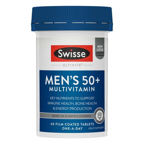 Swisse Ultivite Men's 50+ Multivitamin 60 Tablets delivery near you in ...