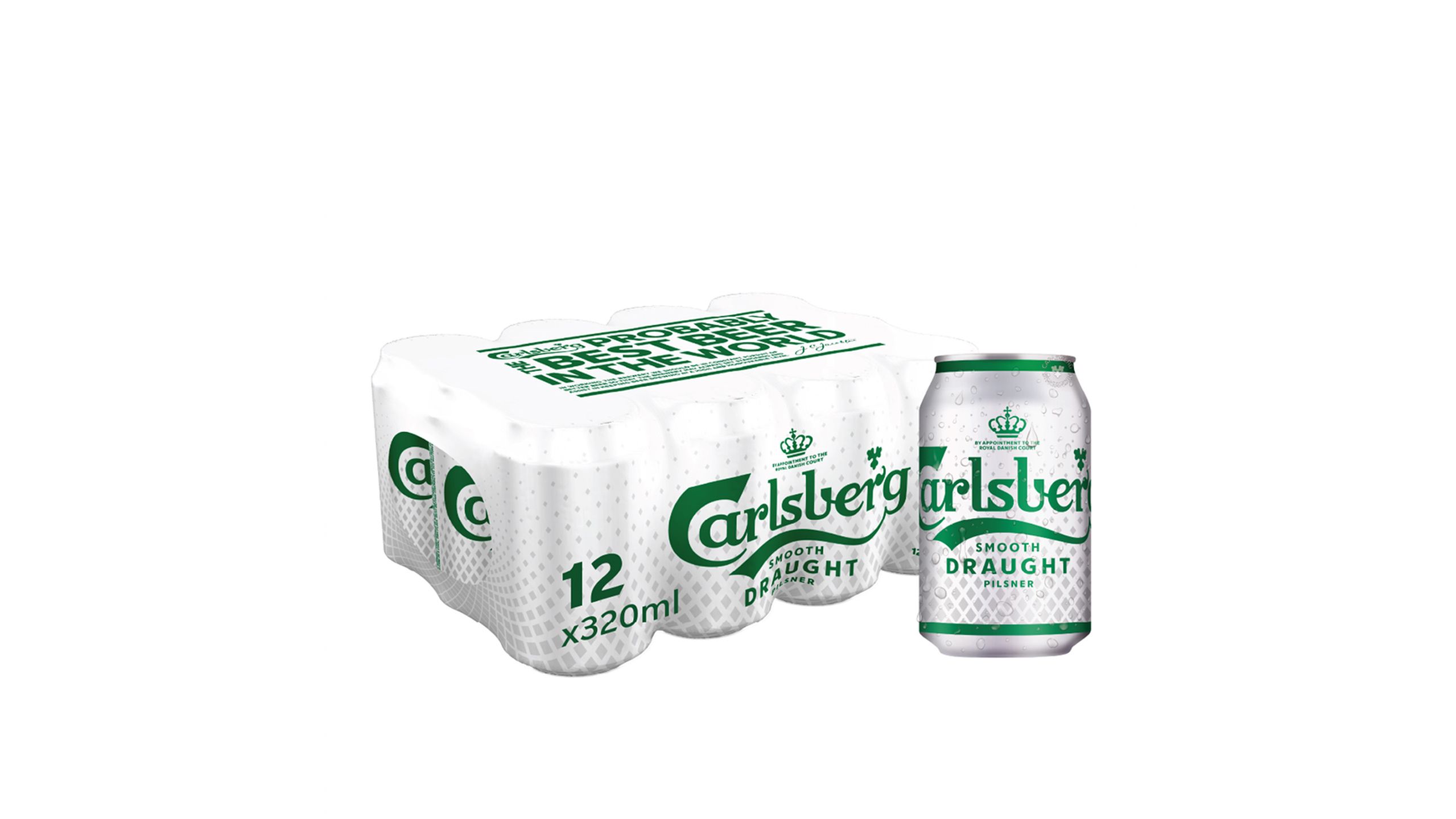 Carlsberg Smooth Draught Beer Can 12s x 320ml delivery near you in