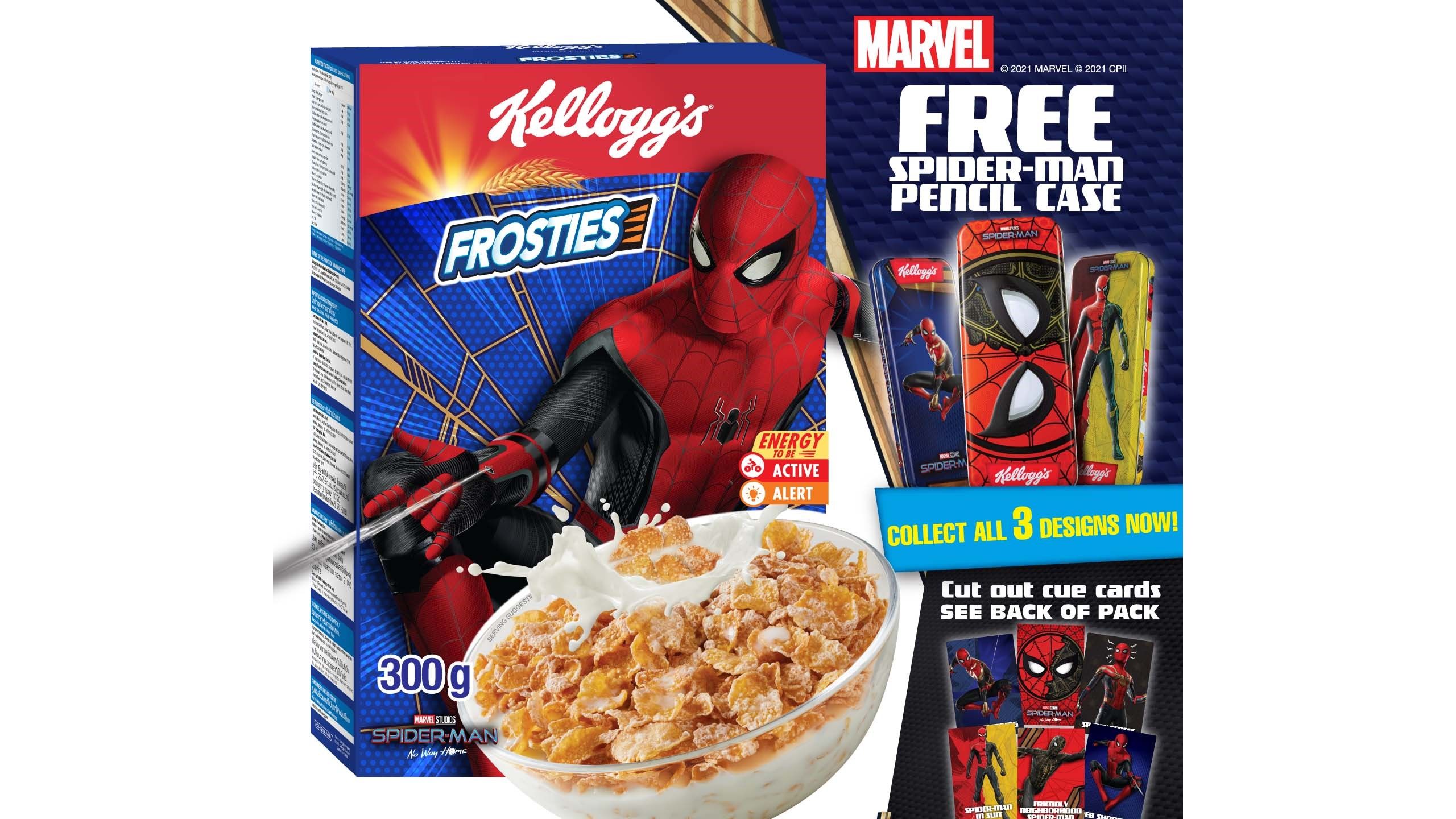 Buy Kellogg's Frosties (Spiderman Tin Pencil Case) 300g from pandamart  (Whampoa) online in