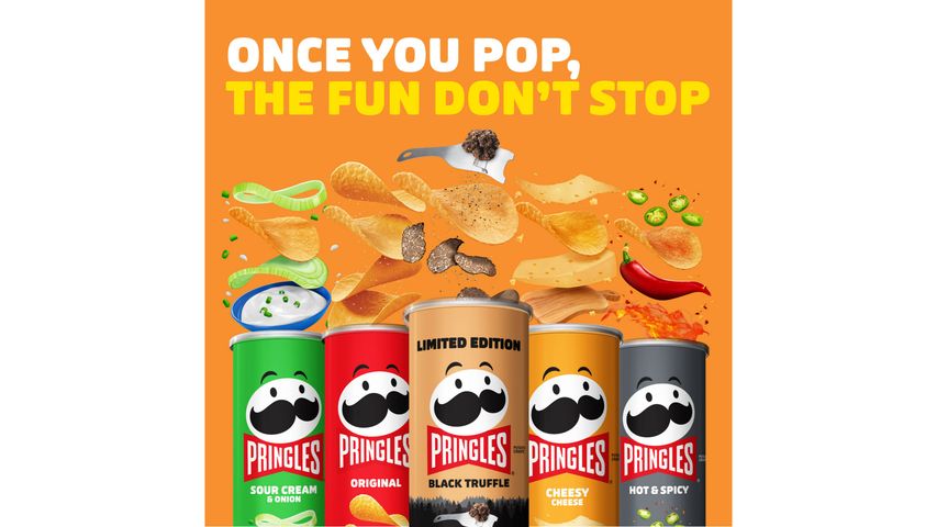 Pringles Black Truffle Potato Chips 97g delivery near you in Singapore ...