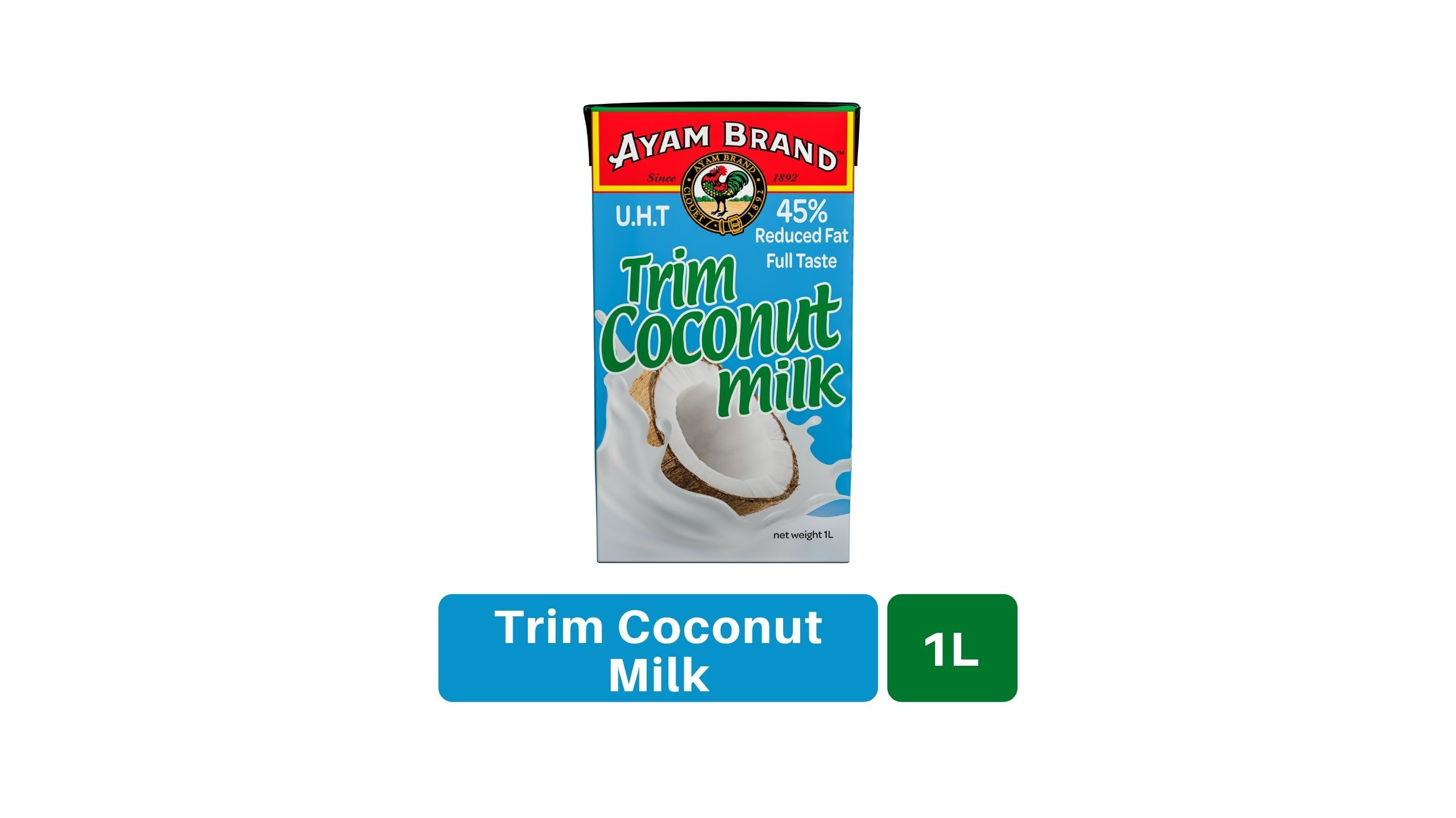 Ayam Brand Trim Coconut Milk 1L Delivery Near You In Singapore | Foodpanda