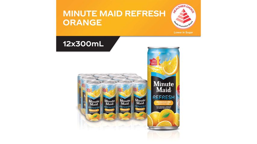 Minute Maid Refresh Orange Case 12 x 300ml delivery near you in ...