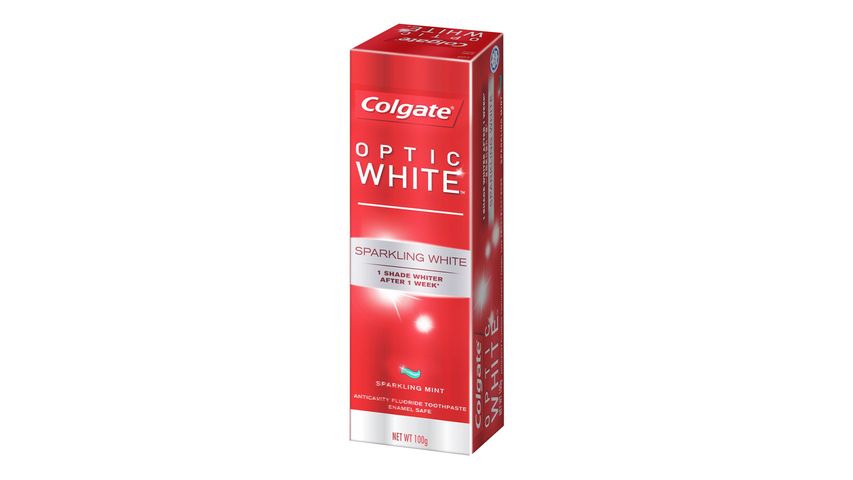 Colgate Optic White Toothpaste - Sparkling Mint Whitening 100g delivery ...