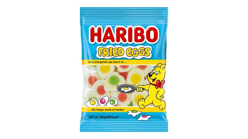 Haribo Fried Eggs Gummy Candy 80g