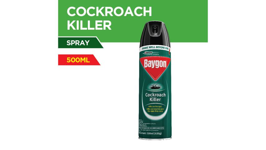 Baygon Cockroach Killer Aerosol Spray 500ml delivery near you in ...