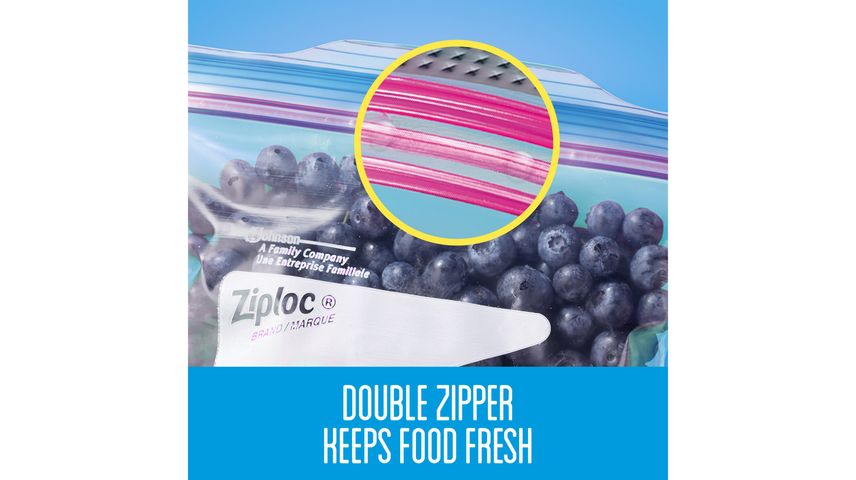 Ziploc Gallon Freezer Bag 15s