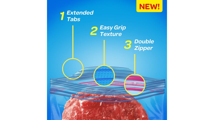 Ziploc Gallon Freezer Bag 15s
