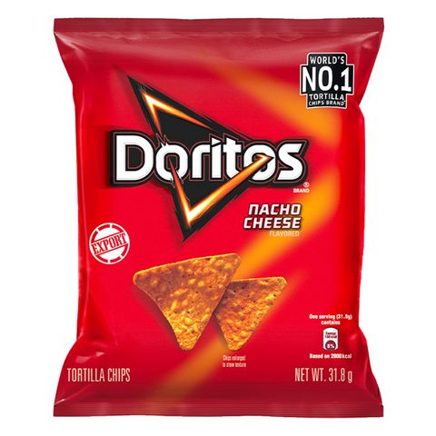 Doritos Nacho Cheese Tortilla Chips Snack 31.8g delivery near you in ...