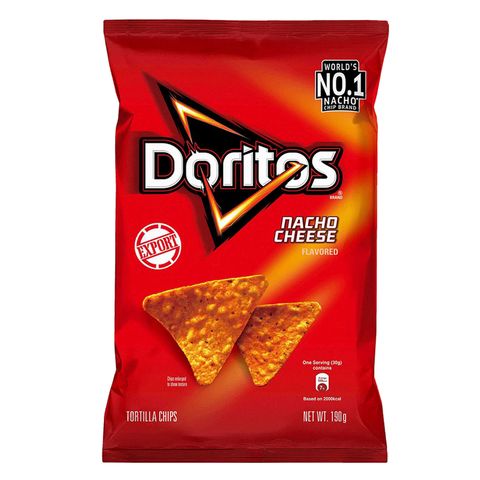 Doritos Nacho Cheese Tortilla Chips Snack 190g delivery near you in ...