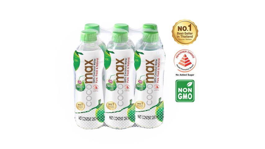 Cocomax 100% Coconut Water Bottle 6s x 350ml