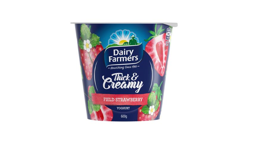 Dairy Farmers Thick And Creamy Strawberry Yoghurt 600g delivery near ...