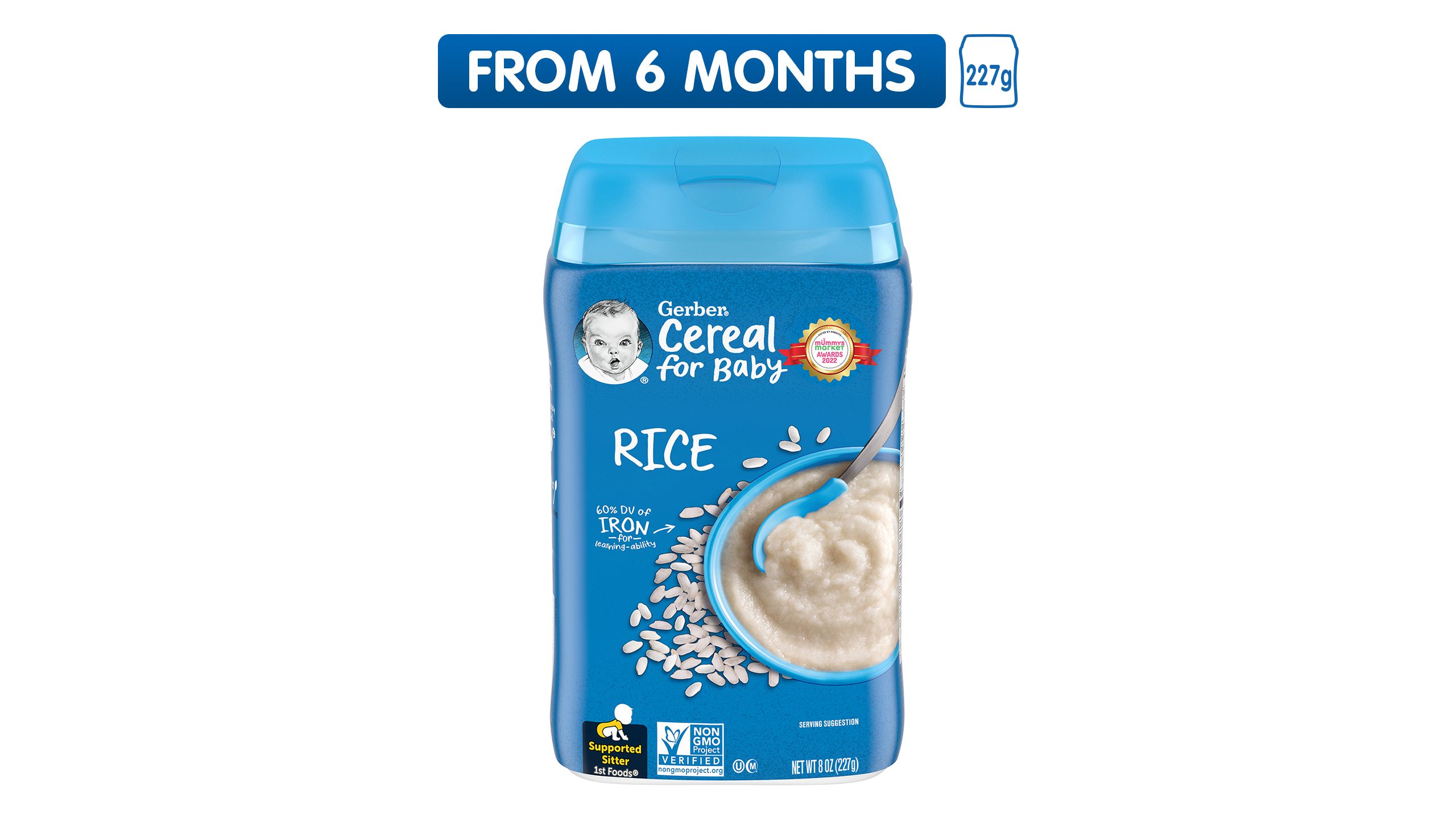 Gerber flavored hot sale rice cereal