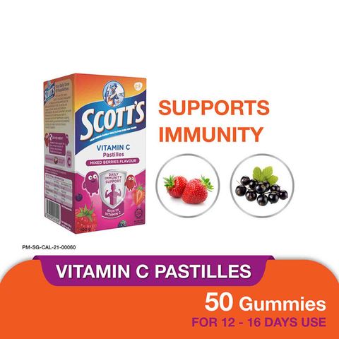 Scott's Kid's Vitamin C Pastilles, Mixed Berry, 100g delivery near