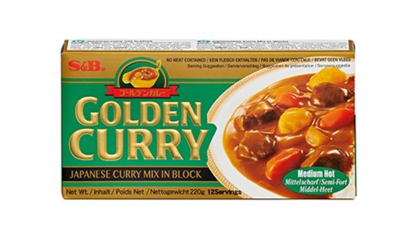 Japanese Curry Mix Block (Medium) - 220g