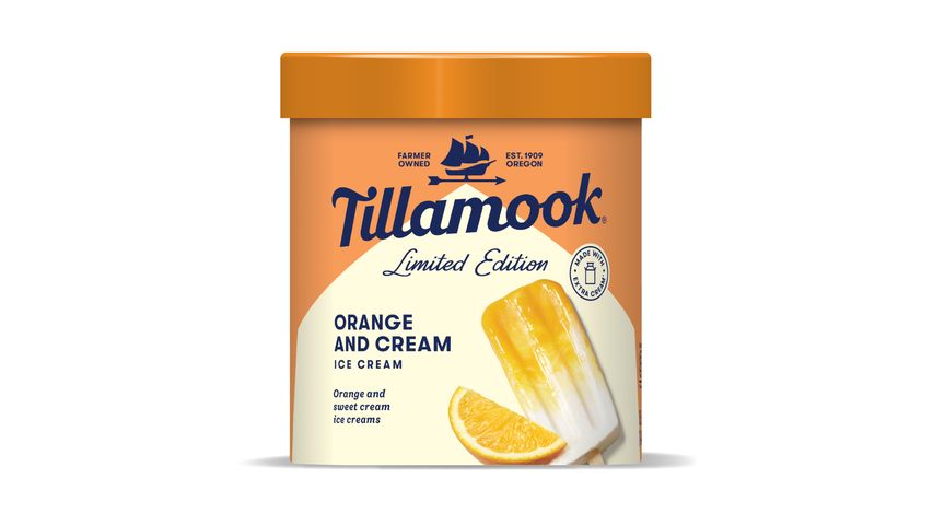 线上订购 pandamart (RedHill) 的 Tillamook Orange and Cream Ice Cream Tub 1.42L