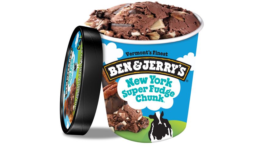 Ben & Jerry's New York Super Fudge Chunk Ice Cream Pint 473ml delivery ...