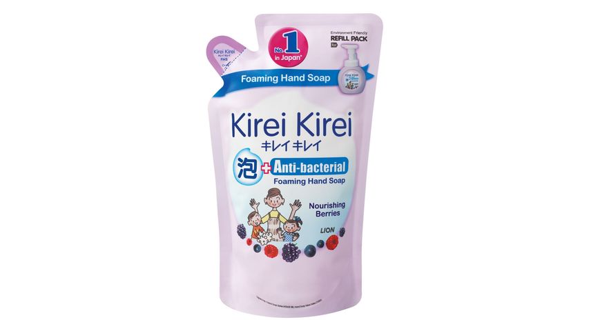 Kirei Kirei Anti-bacterial Foaming Hand Soap Nourishing Berries Refill ...