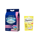 [Bundle] Catsan 5L & Temptations Treats