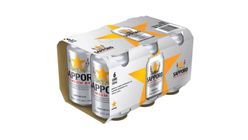 Sapporo Premium Beer Can 6s x 330ml