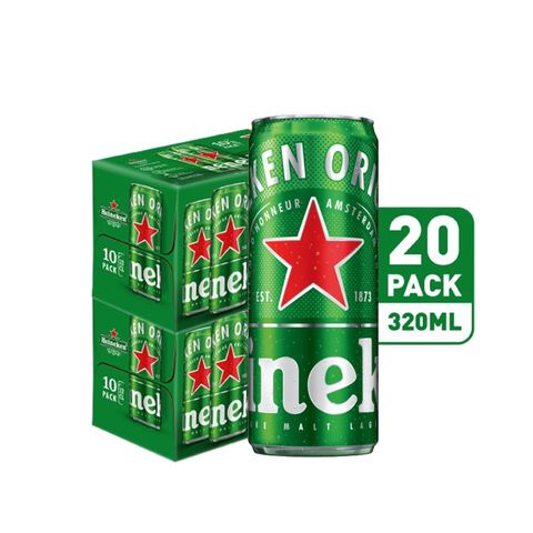 Heineken Lager Beer Can 20s x 320ml