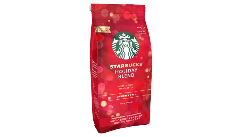 Starbucks Holiday Blend Roast & Ground Coffee 190g delivery near you in