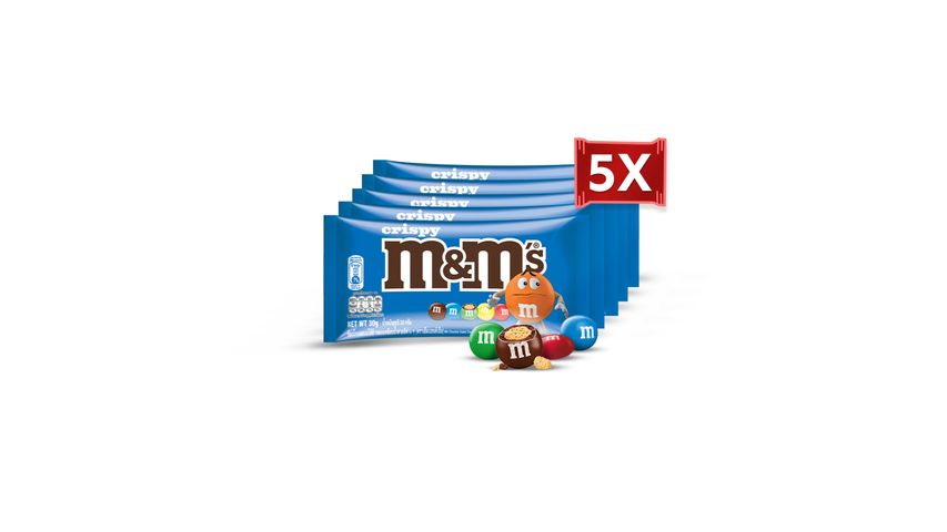 M&M's Crispy Chocolate 30g - Bundle of 5