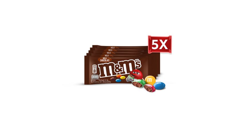 M&M's Milk Chocolate 37g - Bundle of 5