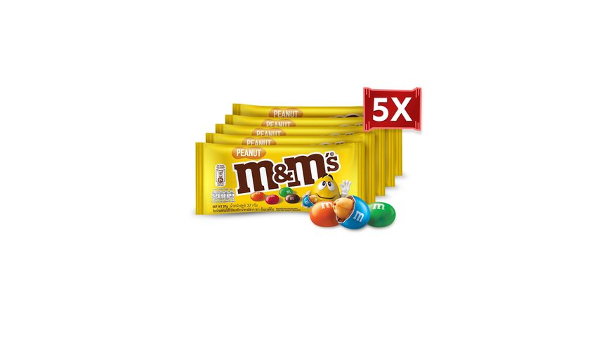 M&M's Peanut Chocolate 37g - Bundle of 5