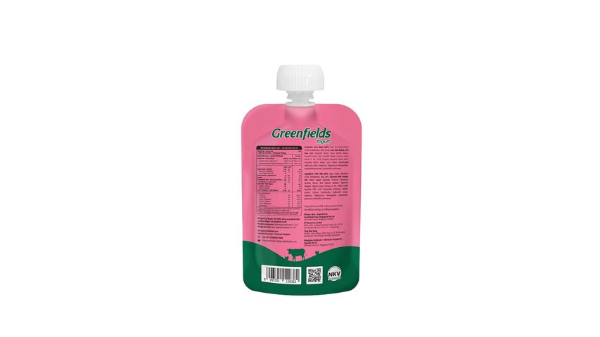 Greenfields Pouch Yogurt Strawberry 110g delivery near you in Singapore ...