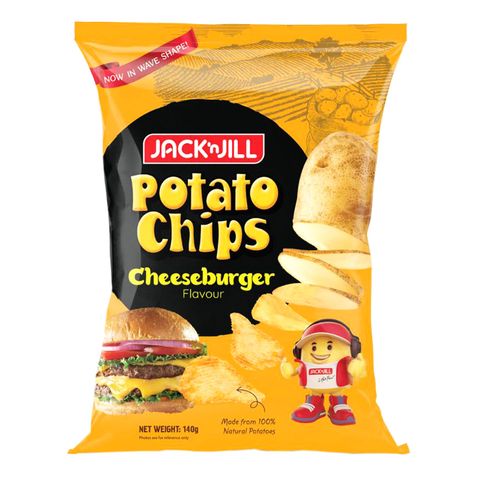 Jack 'n Jill Potato Chips Cheeseburger 140g Delivery Near You In 