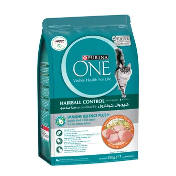Purina One Hairball Control with Chicken 380g