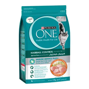 Purina One Hairball Control with Chicken 1.2kg