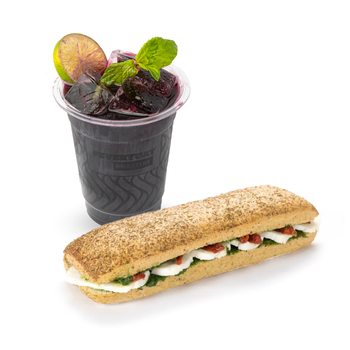 ساندويتش الحلومي المشوي + موهيتو بيري لايم