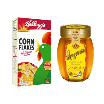 Kellogg'S Corn Flakes The Original 500G + Langnese Pure Bee Natural Honey 250 g