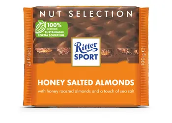 Ritter Choco Honey Almonds 100g