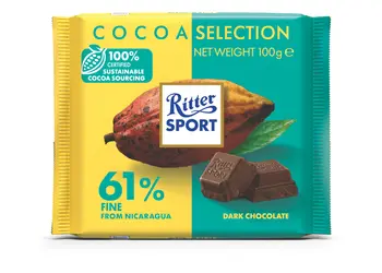 Ritter Sport Dark Chocolate 61% Caoco 100g